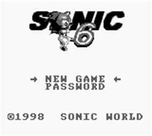 Sonic 6 - Screenshot - Game Title Image