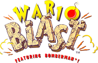 Wario Blast featuring Bomberman! - Clear Logo Image