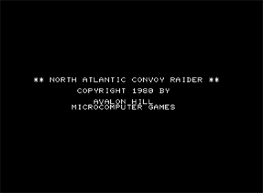 North Atlantic Convoy Raider - Screenshot - Game Title Image