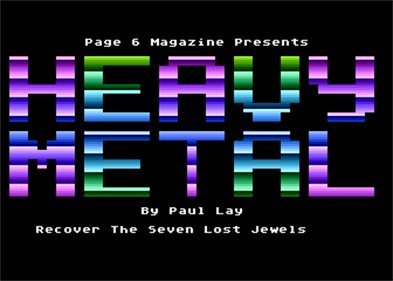 Heavy Metal - Screenshot - Game Title Image