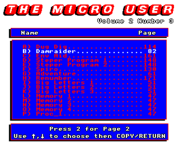 Dam Raiders - Screenshot - Game Select Image