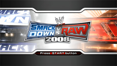 WWE SmackDown vs. Raw 2008 - Screenshot - Game Title Image