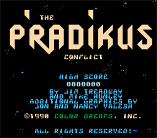 P'radikus Conflict - Screenshot - Game Title Image