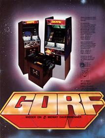 Gorf - Advertisement Flyer - Back Image