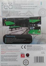 WSC Real 09: World Snooker Championship  - Box - Back Image