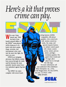 ESWAT: Cyber Police - Advertisement Flyer - Front Image