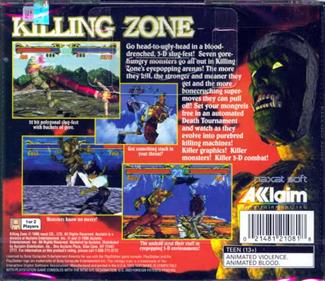 Killing Zone - Box - Back Image