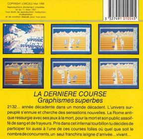 Space Racer - Box - Back Image