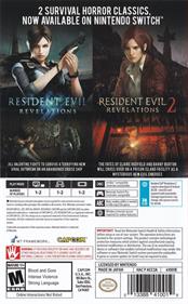 Resident Evil: Revelations: Collection - Box - Back Image