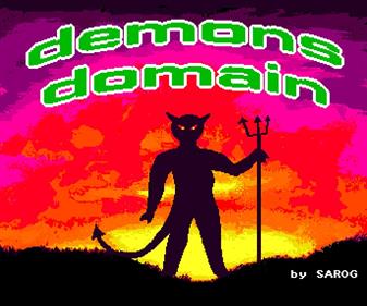 Demons Domain - Screenshot - Game Title Image