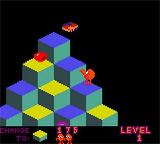 Q*bert - Screenshot - Gameplay Image