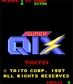 Super Qix - Screenshot - Game Title Image
