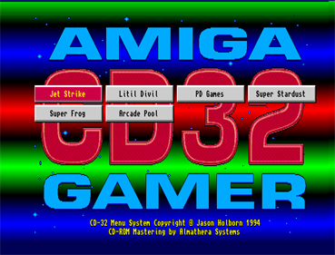Amiga CD32 Gamer Cover Disc 4 - Screenshot - Game Select Image