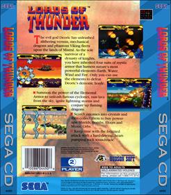 Lords of Thunder - Box - Back - Reconstructed Image