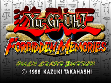 Yu-Gi-Oh! Forbidden Memories - Screenshot - Game Title Image