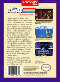 G.I. Joe: The Atlantis Factor - Box - Back Image