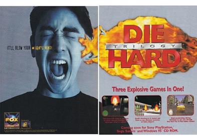 Die Hard Trilogy - Advertisement Flyer - Front Image