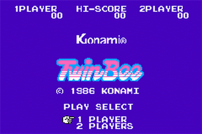 Famicom Mini: TwinBee - Screenshot - Game Title Image