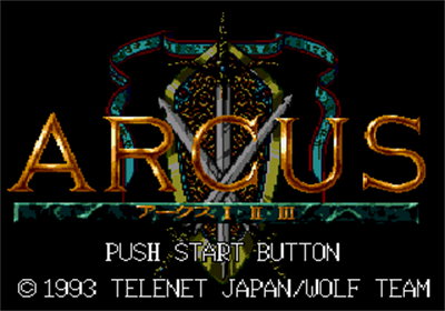 Arcus I・II・III - Screenshot - Game Title Image