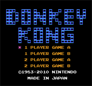 Donkey Kong: Pie Factory Edition - Screenshot - Game Title Image