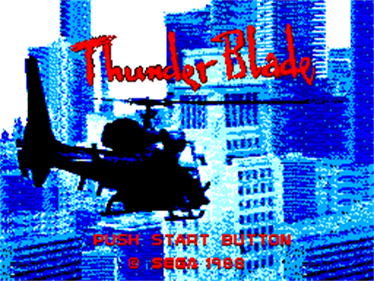 Thunder Blade - Screenshot - Game Title Image