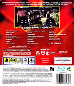 Green Day: Rock Band - Box - Back Image