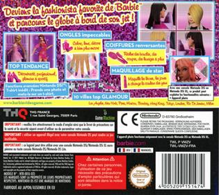 Barbie: Jet, Set & Style - Box - Back Image