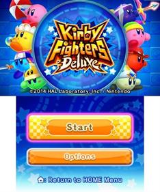 Kirby Fighters Deluxe - Screenshot - Game Title Image