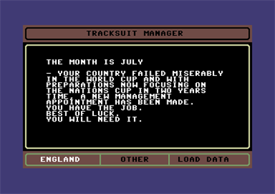 Track Suit Manager - Screenshot - Game Title Image