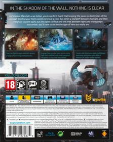 Killzone: Shadow Fall - Box - Back Image