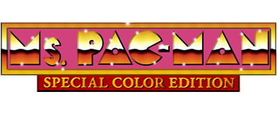 Ms. Pac-Man: Special Color Edition - Clear Logo Image
