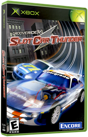 Grooverider: Slot Car Thunder  - Box - 3D Image