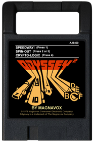Speedway! / Spin-Out! / Crypto-Logic! - Cart - Front Image