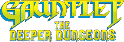 Gauntlet: The Deeper Dungeons  - Clear Logo Image