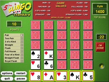 5 Card Slingo - Screenshot - Gameplay Image