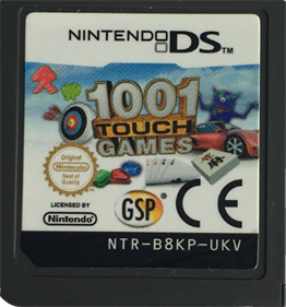 1001 Touch Games - Cart - Front Image