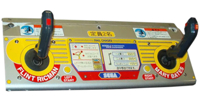 Rail Chase 2 - Arcade - Control Panel Image