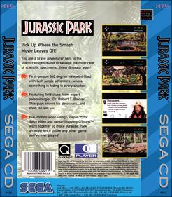 Jurassic Park - Box - Back - Reconstructed Image