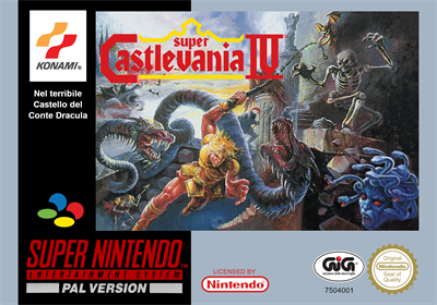 Super Castlevania IV - Box - Front Image