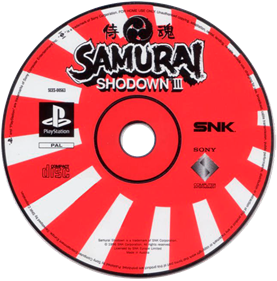 Samurai Shodown III: Blades of Blood - Disc Image