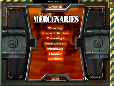 MechWarrior 4: Mercenaries - Screenshot - Game Select Image