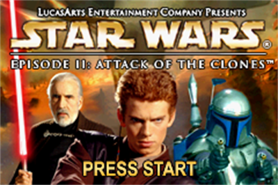 Star Wars: Episode II: Attack of the Clones - Screenshot - Game Title Image