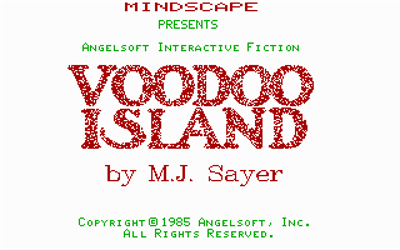 Voodoo Island - Screenshot - Game Title Image