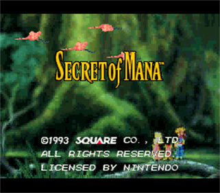 Secret of Mana - Screenshot - Game Title Image