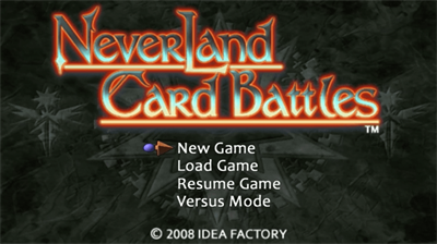 Neverland Card Battles - Screenshot - Game Title Image