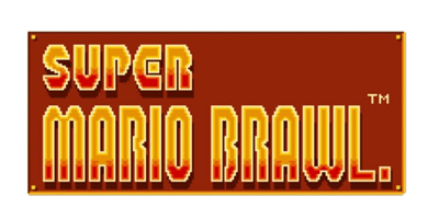 Super Mario Brawl - Clear Logo Image