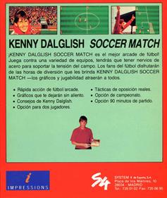 Kenny Dalglish Soccer Match - Box - Back Image