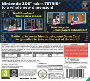 Tetris Axis - Box - Back Image