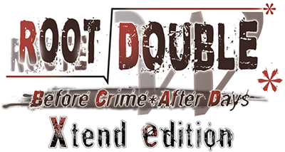 Root Double: Before Crime * After Days: Xtend Edition - Clear Logo Image