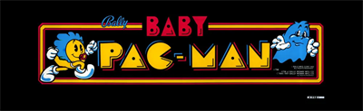 Baby Pac-Man - Arcade - Marquee Image